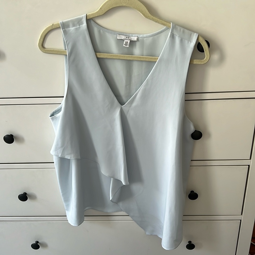 Halston Baby Blue Top